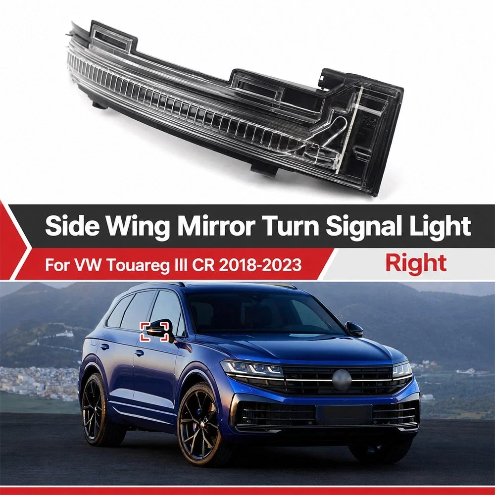 Right & Left Genuine Original Rearview Mirror LED Turn Signal Light Lamp 760949101 760949102 For VW Touareg III CR 2018-2023
