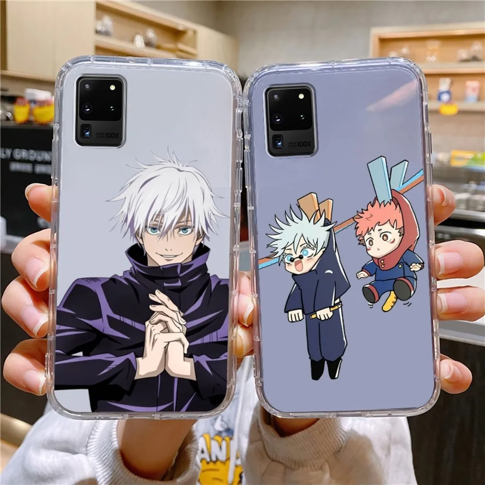 cartoon cute anime Jujutsu Kaisen Phone Case For Samsung Galaxy A52 A12 A51 S21 Edge S22ULTRA S23 S20LITE Plus ultra Cover