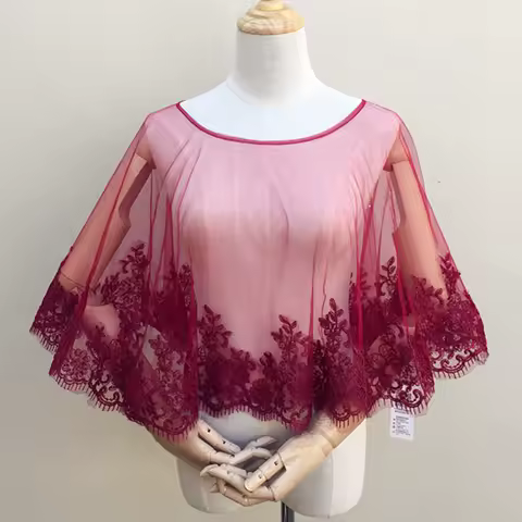 Elegant Bridal Boleros Tulle Lace Appliqued Short Evening Shurg Prom Dress Accessories 2025