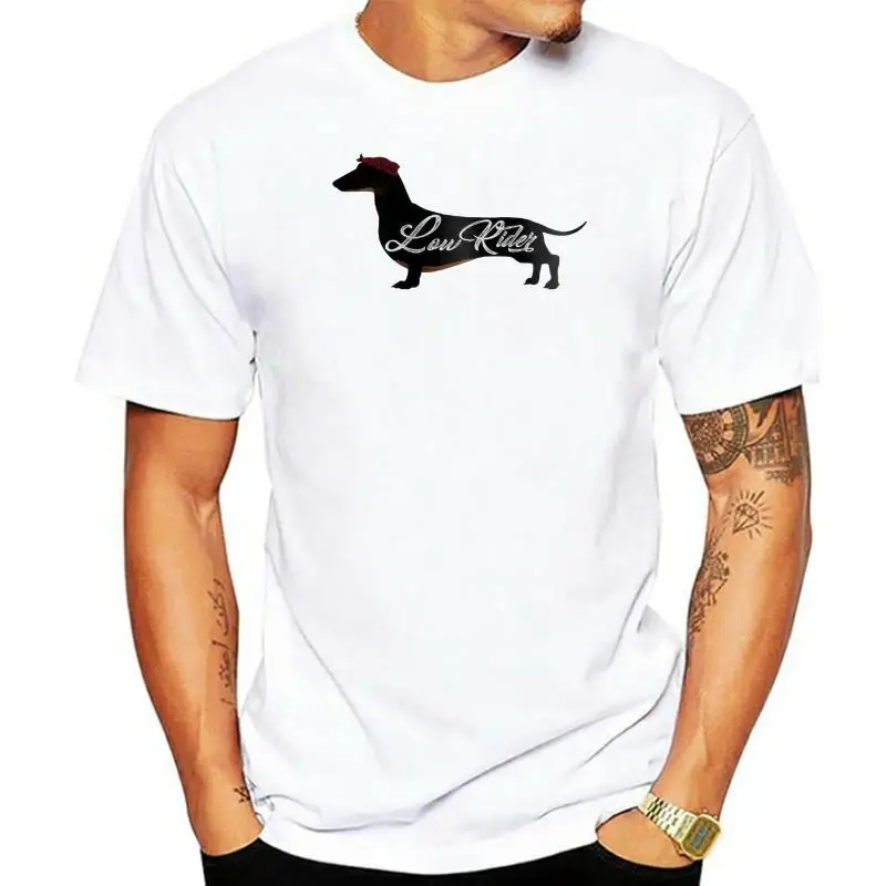 Low Rider - Dachshund, Funny, Low Life, Dog, Pet, - Mens Unisex T-Shirt S-3Xl T Shirt summer 2022 100% Cotton O-Neck Casual Tees