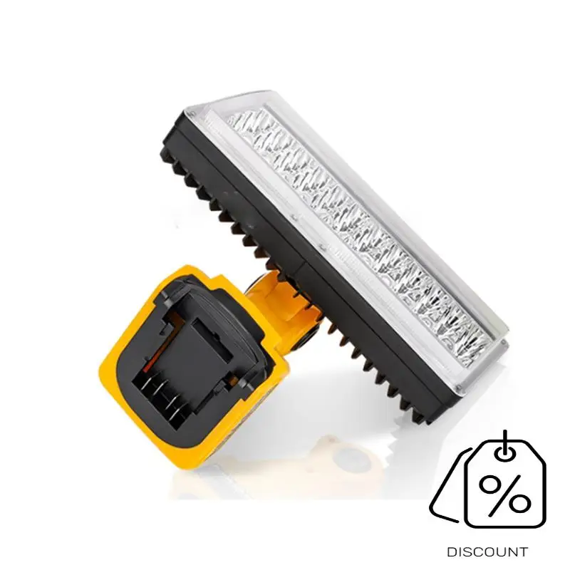 BAAG-Para 14.4-20V Luz de iluminação externa 40W 4200LM Iluminação de emergência LED Luz de trabalho externa sem fio para carro Repa