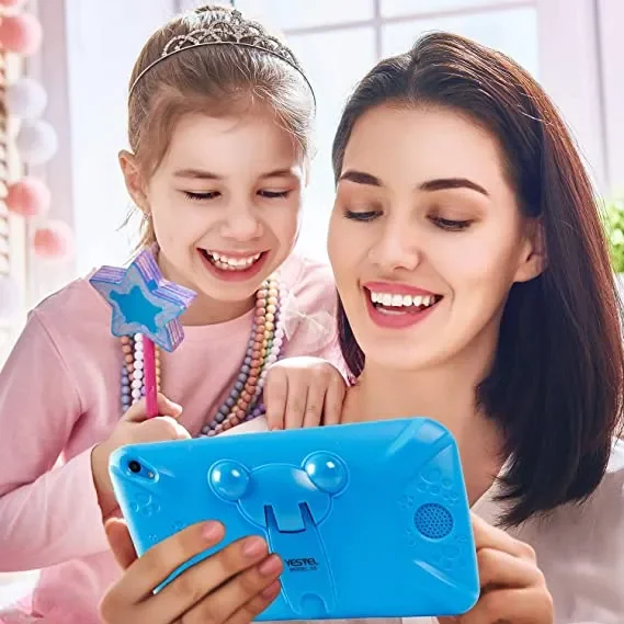 Dropshipping 7 INCH A1 Android 10.0 KID Gift Tablet PC 1GB RAM +16G ROM E98  With Silicon Bracket Case Dual Camera WIFI