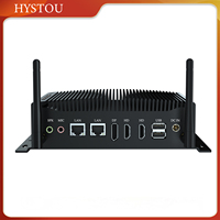 Fanless Mini PC Core i7-10810U 10th Gen GPIO HD DP Dual DB9 Pin RS232 COM DDR4 Win10 Linux Industrial Rugged Computer Server