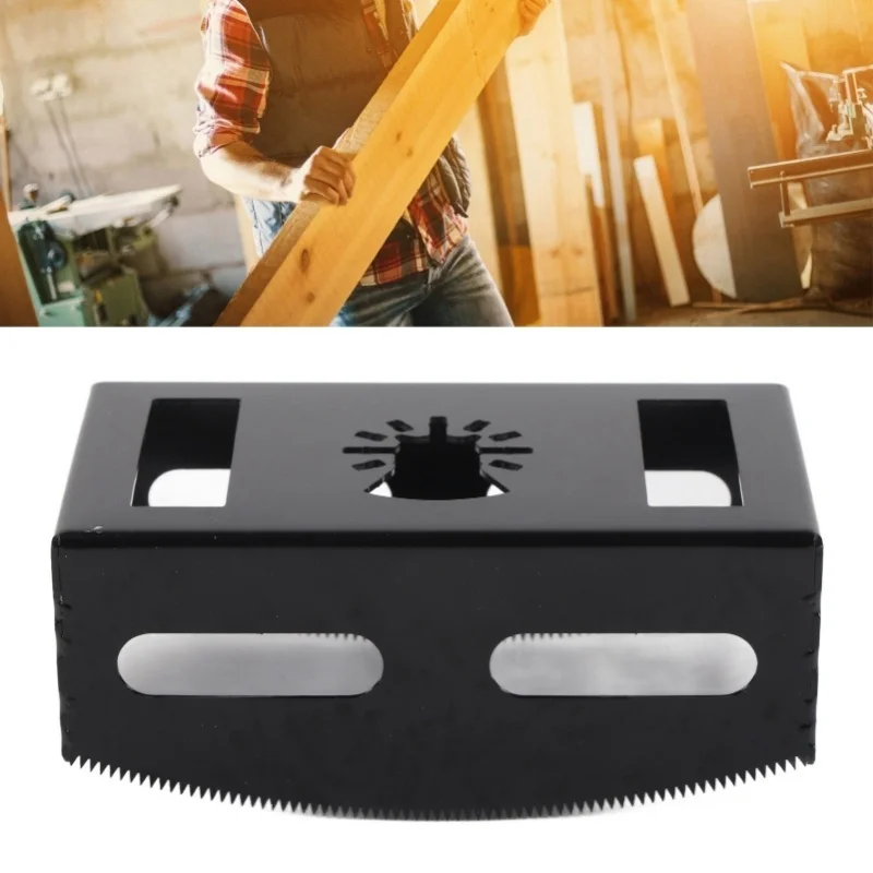 

Rectangle Slot Cutter HSS Oscillating Saw Blade Safe Electric Box Slot Cutting Blades