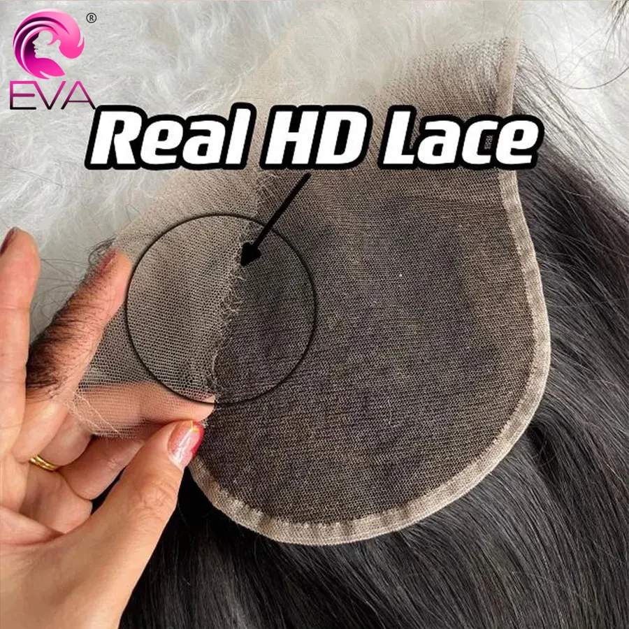 

Невидимые HD-тюлевые закрытия Eva 5x5, 6x6, 9x6, 7x5, HD-тюлевые закрытия с эффектом слияния с кожей, HD-тюлевые закрытия из натуральных волос, HD-тюлевые фронтальные закрытия 13x4, 13x6