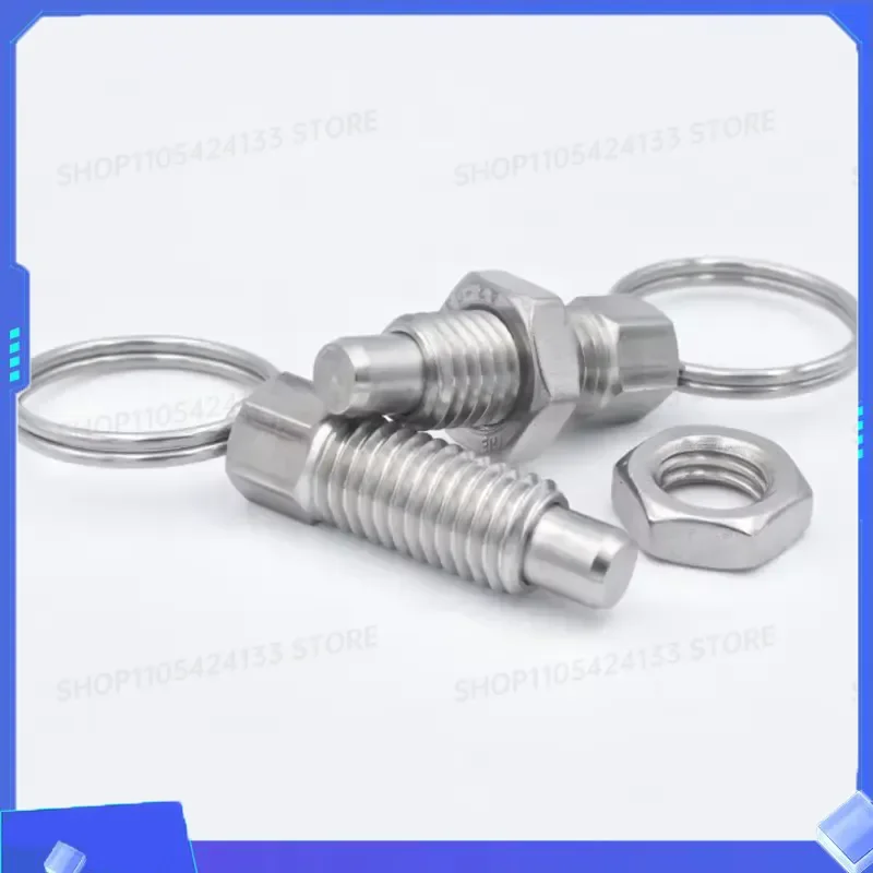 10pcs Pull Ring Indexing Plungers Knob M6 M8 M12 M16 Spring Plungers with Nut for Moulds