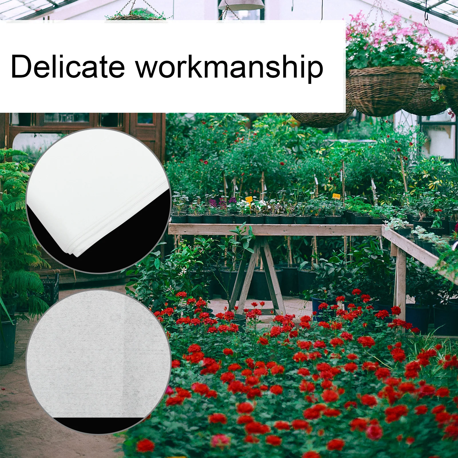 

20pcs Water Absorbent Cloth Set Eco-Friendly Cuttable Fabric for Garden Balcony Seedlings Vegetables Flowers Soiless Culture