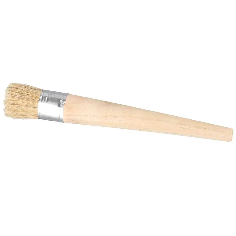 High Quality Artist Brush Paint Wax Brush 185mm Long Paint Brush Tools Chalk Oil Painting Brush Wooden Handle Round Bristle
