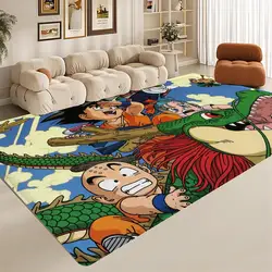 Cartoon D-DragonS B-BallS Floor Mat Entrance Door Mat Rectangle Anti-slip Home Soft Badmat Front Door Indoor Mat Toilet Rug