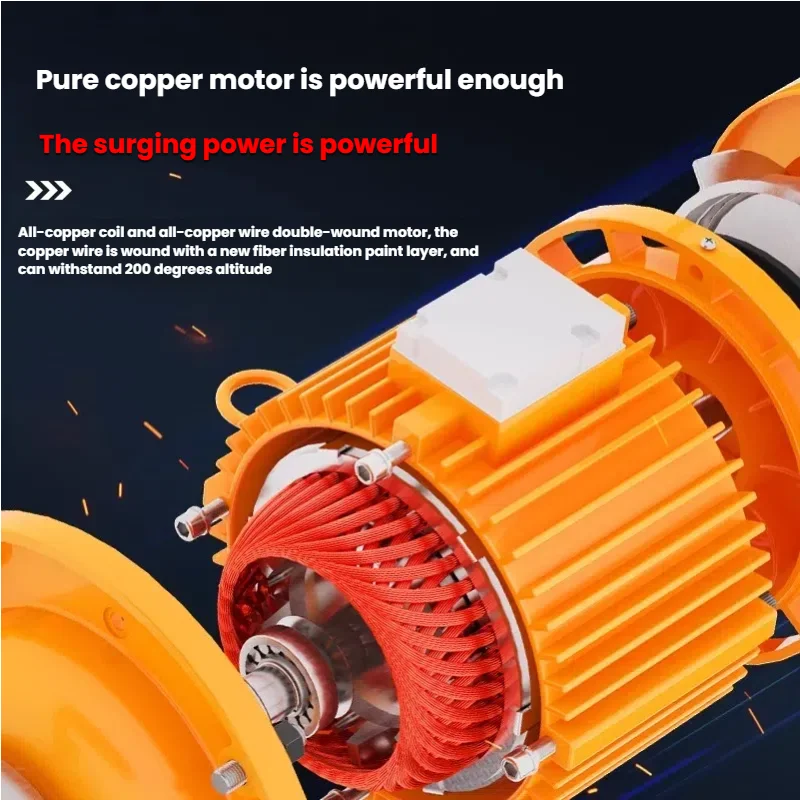 Paranco elettrico a trazione 380 V, verricello per carichi pesanti da 1/2/3/5 tonnellate per l'edilizia e il sollevamento marino