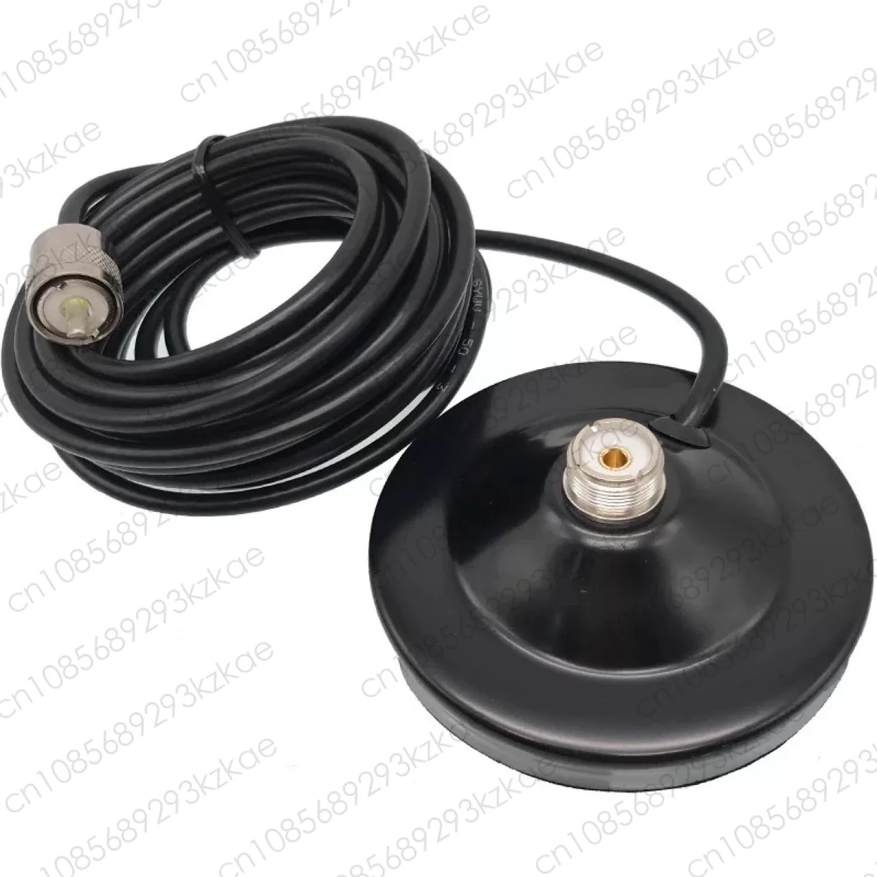 Car Radio Walkie-talkie 5 Meters Suction Cup Feeder Diameter 9CM Strong Magnet Antenna Base Bracket