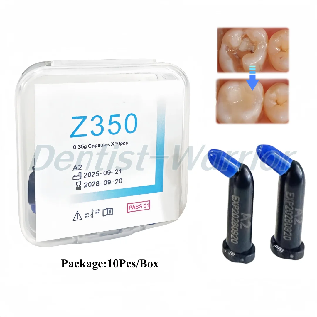 

Стоматологические капсулы Z350 A2 с единозной композитной смолой, капсулы для лечения света, 0,35 г/шт., нано-дозатор для капсул