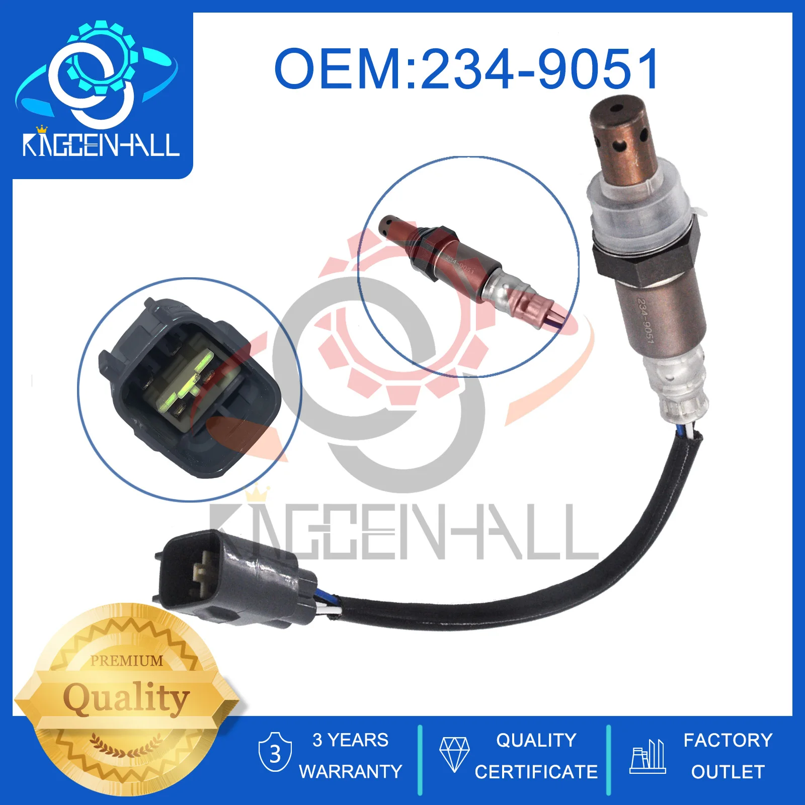 89467-71020 234-9051 Upstream O2 Oxygen Sensor For Toyota FJ Cruiser Land Cruiser 4Runner 4.0L 4.7L Lexus GX470 LX470 8946771020