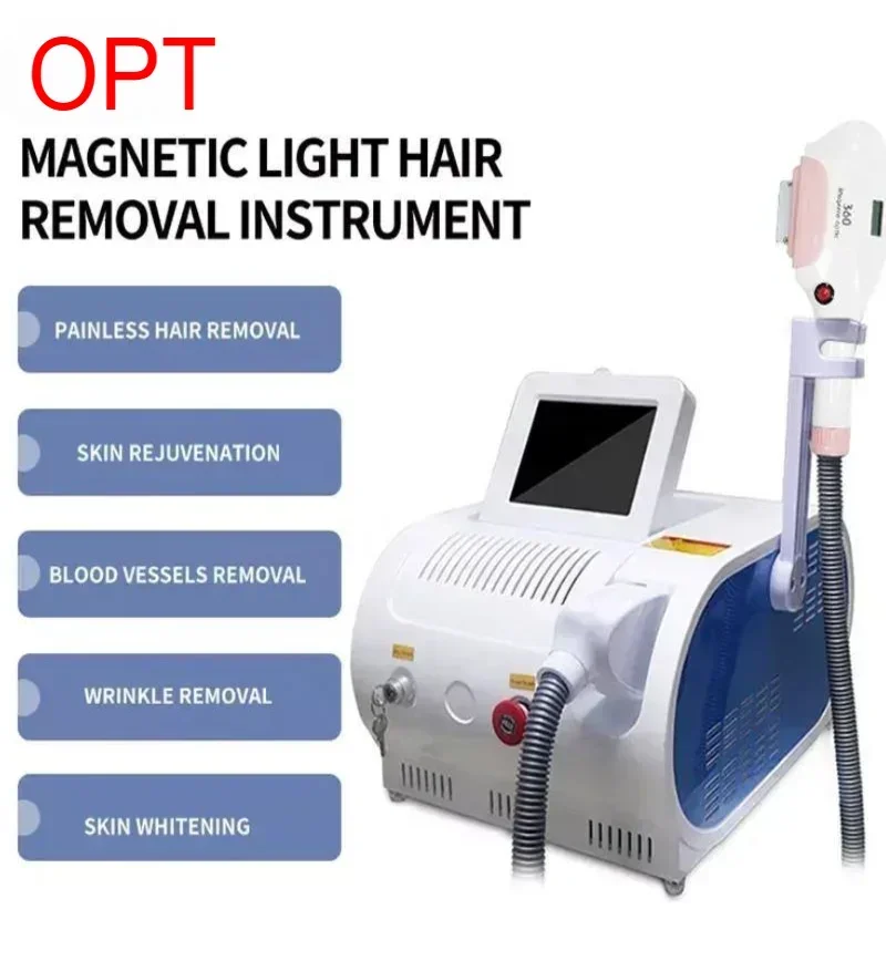 Portable IPL OPT Laser 600000 Shots Hair Removal Skin Rejuvenation Whitening Remove Freckles Machine For Salon Home Beauty Use