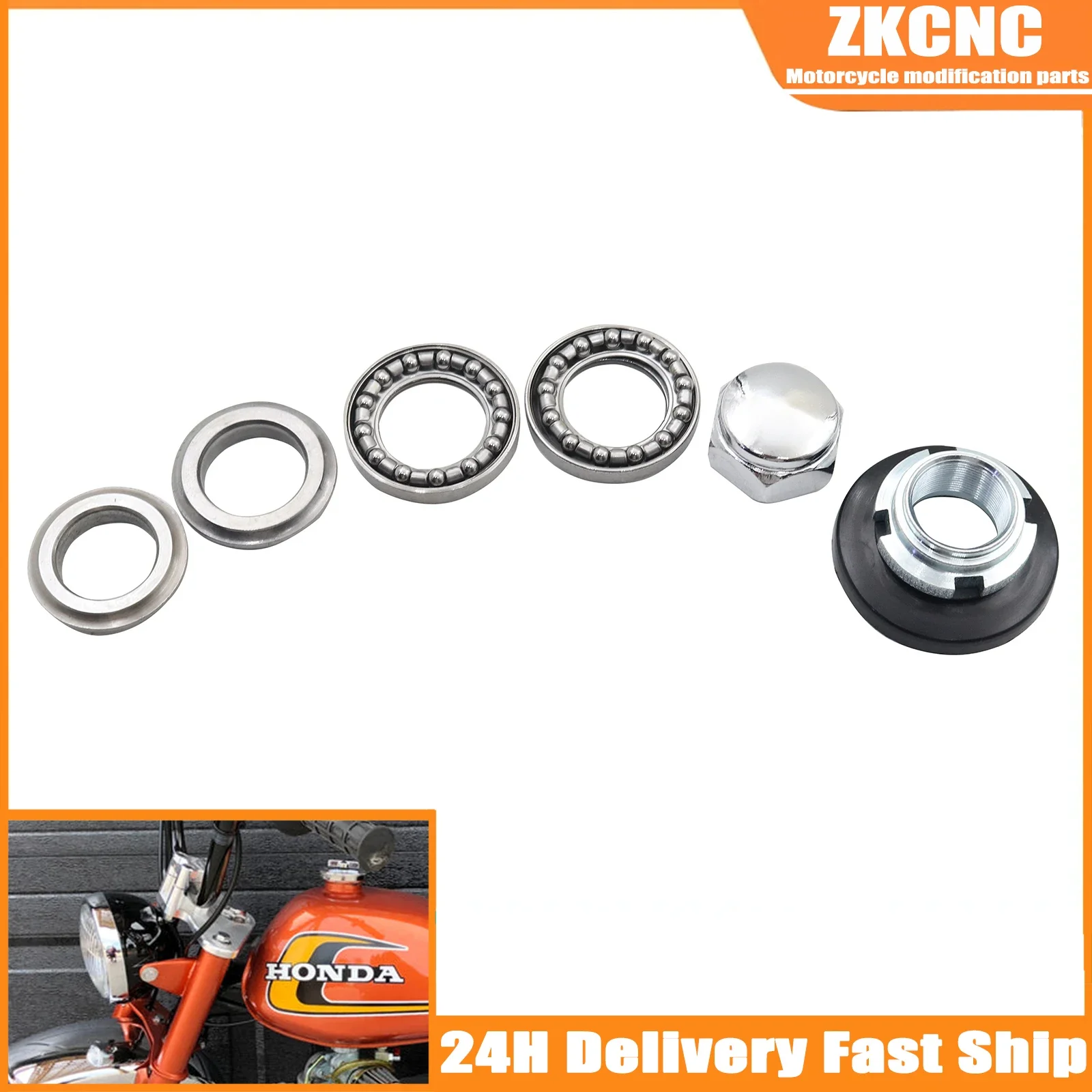 Motorcycle Accessories Steering Rod Taper Bearing Kit for Honda MONKEY Z50 Z50R Steering Taper Bearings