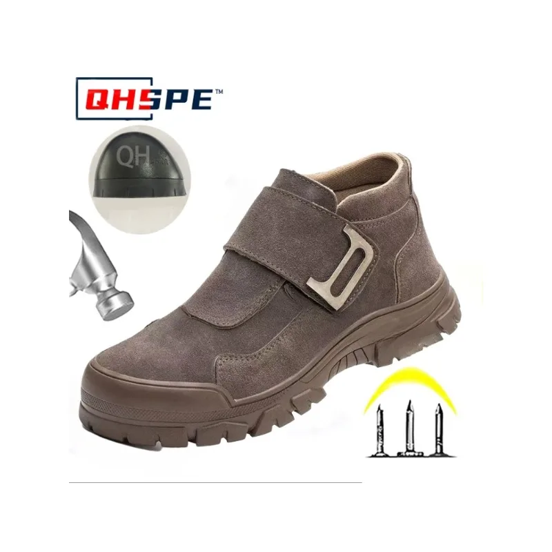 

Four Season Anti Smashing and Anti Stabbing Construction Site Steel Toe Breathable Welding Work Shoes