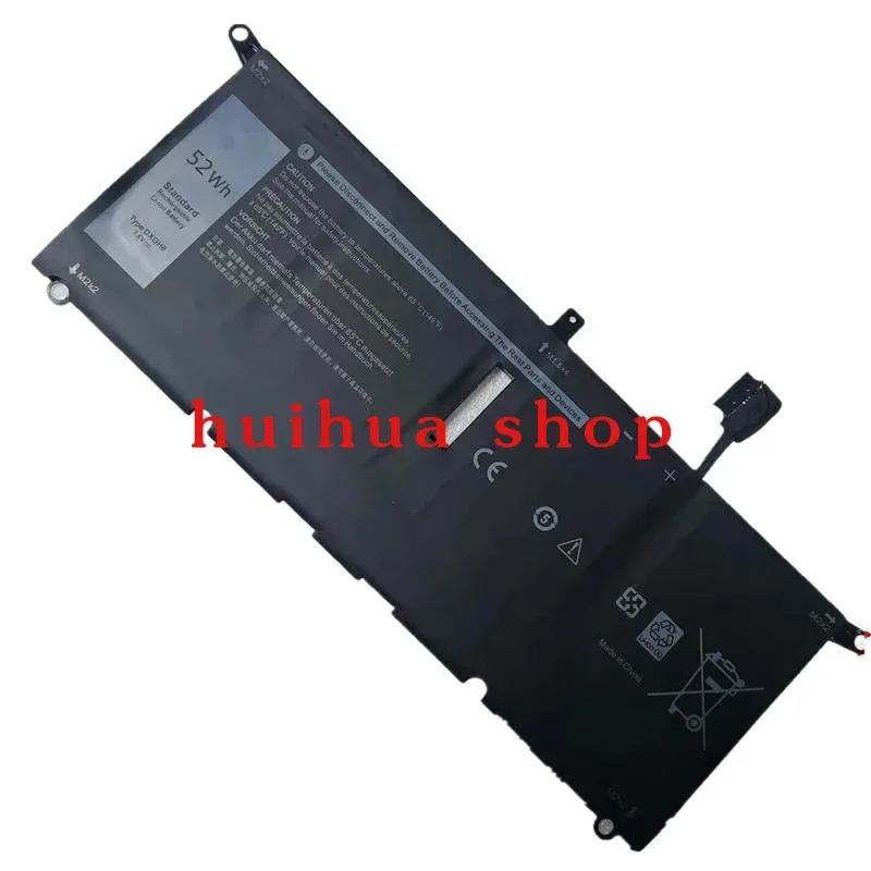 DXGH8 Laptop Battery For Dell XPS 13 9380 9370 7390 For Dell Inspiron 7390 2-in-1 7490 G8VCF H754V 0H754V P82G JM