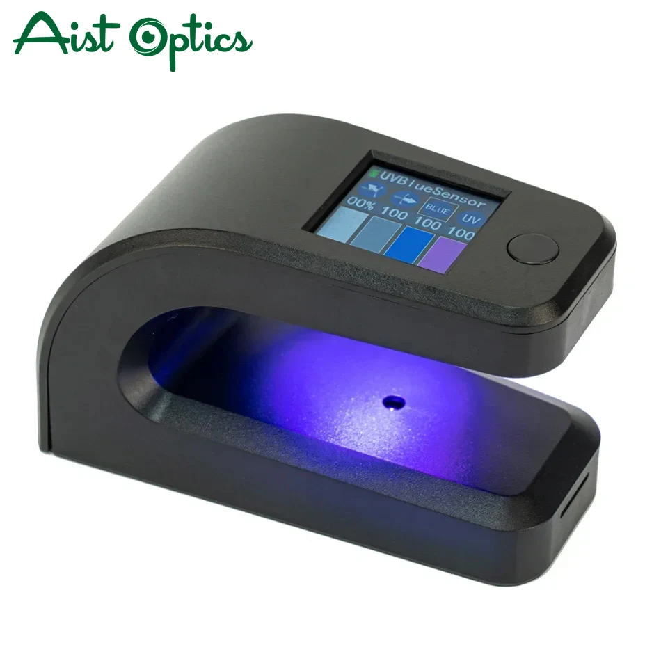 Ophthalmic UV & HEV And Blue Light Measuring Tool Testing Meter for Optical Clinics USB Charging Lens Transmittance protection