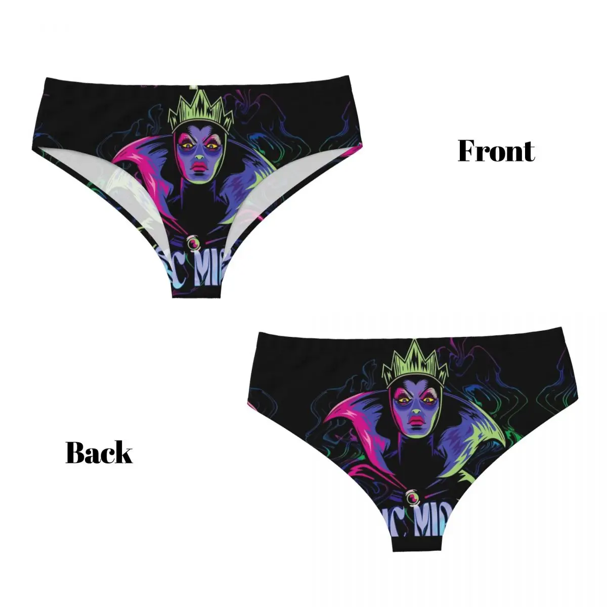 Custom Womens Villains Women Magic Mirror Panties Breathable Briefs Underwear