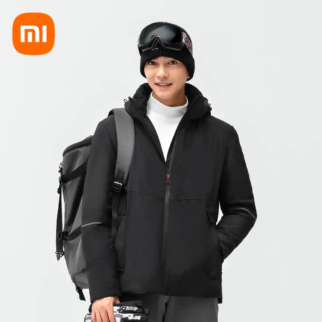 Xiaomi SKAH Electric Heated Coat Men 6-Heating Area Graphene Winter Outdoor Warm USB Type-C Smart Thermostatic Thermal Jacket