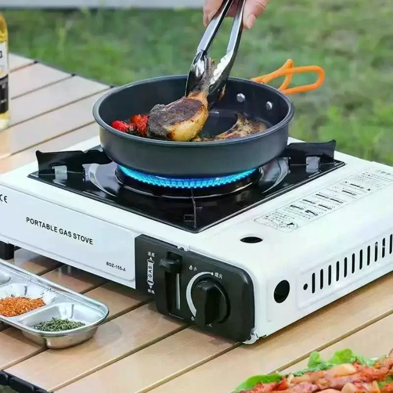 

Portable Outdoor Cassette Stove Butane Gas Stove For Hot Pot BBQ Camping Cooking Lightweight Compact Design Portable Gas Stove