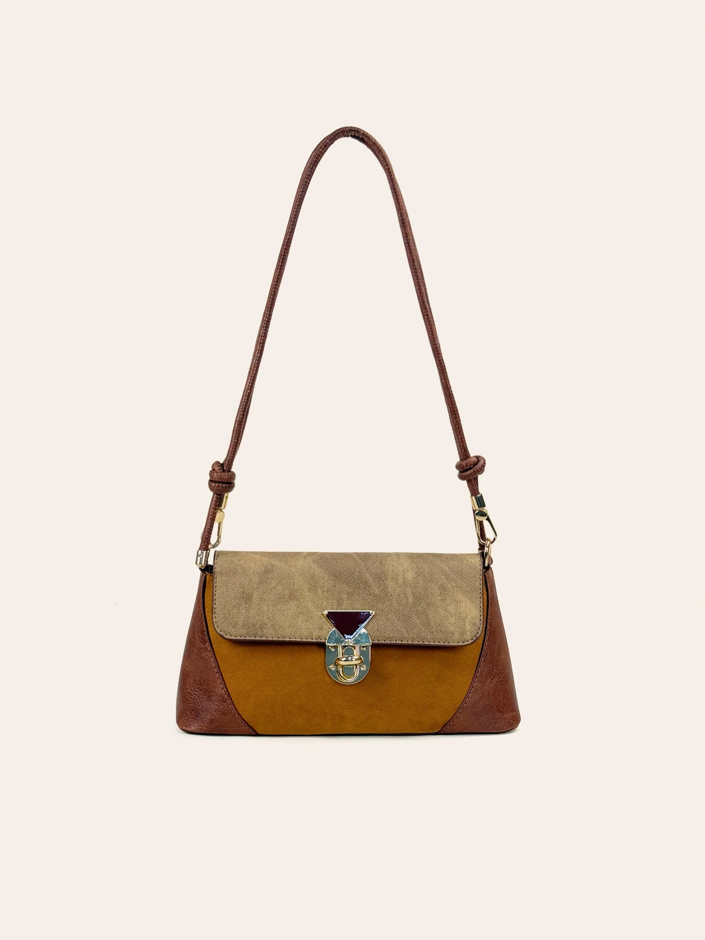 Stylish Versatile Underarm French Bread Bag Women's 2026 New Luxury Small Luxury Single Shoulder Crossbody Bag