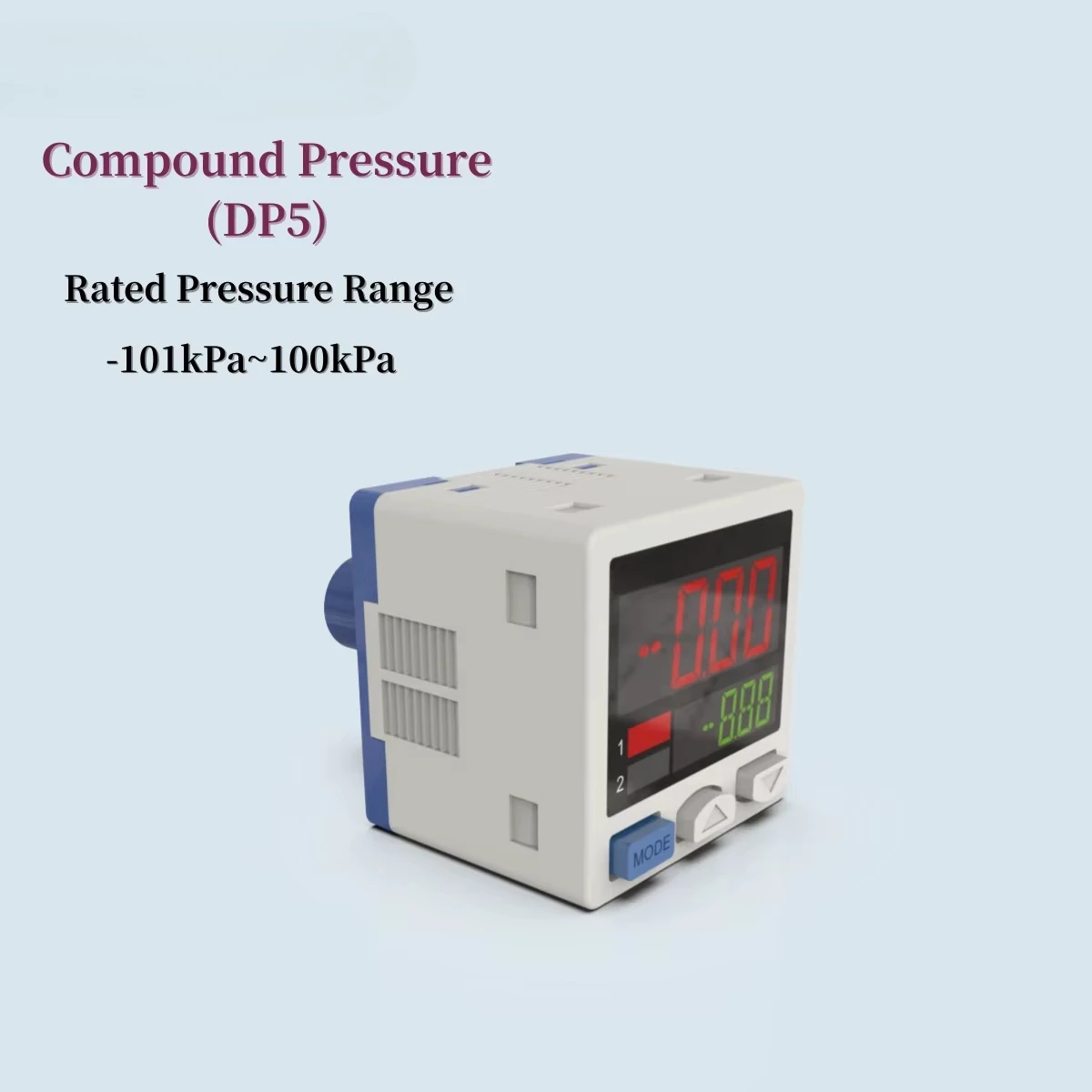 High Stability Digital Compound Pressure Sensor DP5 Industrial Pressure Transducer MEMS Low Cost IP40 -101kPa~100kPa