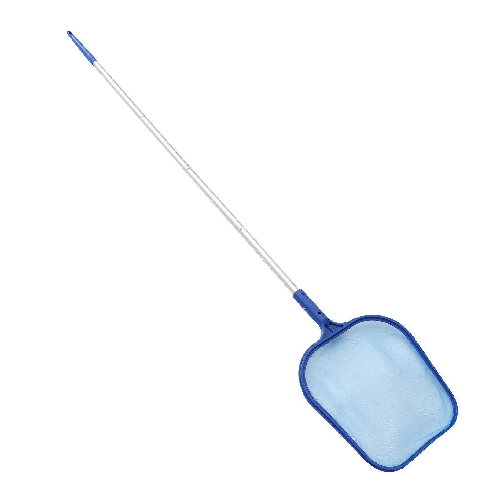 مجموعة واحدة من شبكة تنظيف حمام السباحة باللون الأزرق خفيفة الوزن ومتينة لحمام السباحة وأداة مغرفة حطام نافورة حوض السباحة الساخن