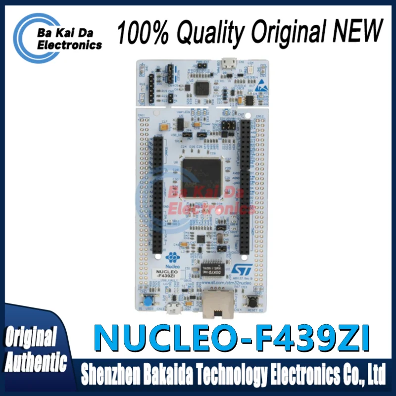 （New original）NUCLEO-F439ZI STM32 Nucleo-144 development board STM32F439ZI MCU, supports Arduino, ST Zio & m development board