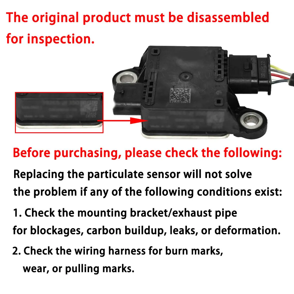 NEW 39265-2F300 392652F300 PM Sensor Car Particulate Sensor For KIA SORENTO Hyundai SANTA FE 0281006552 0281006553