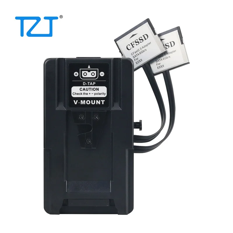 

TZT V-Shaped Back Mounted CFast to SSD Adapter for ESXS CFast2.0 to SSD (M.2 SATA Bus) BMD URSA Mini Pro 4.6K G2 Memory Card