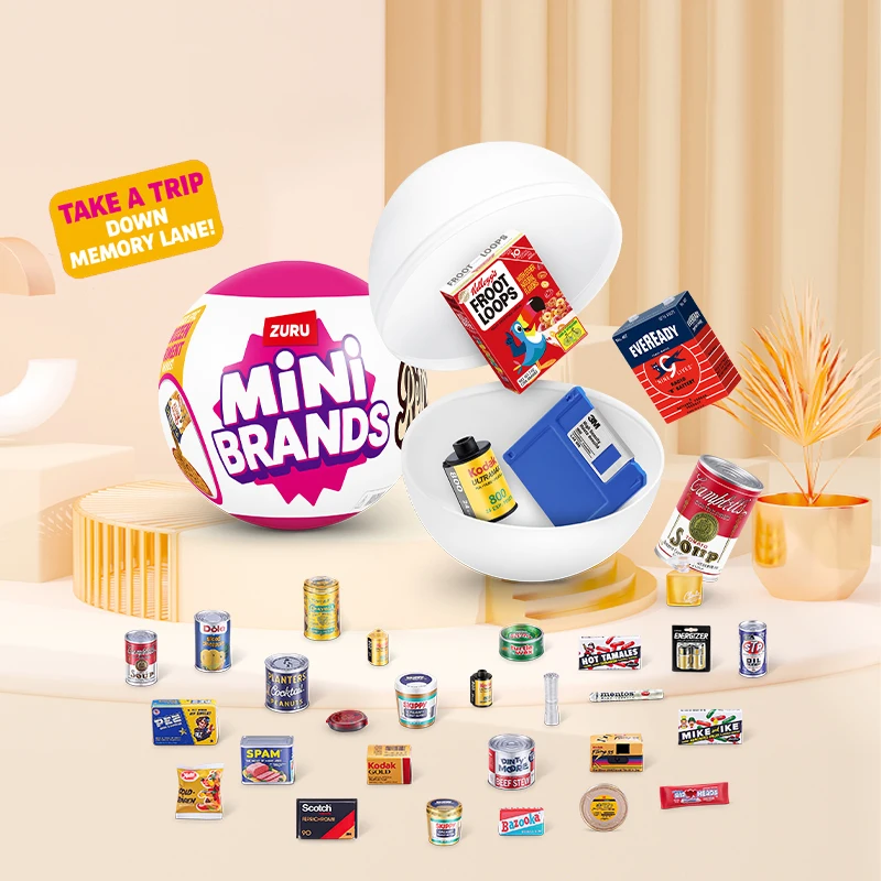 

ZURU Surprise Mini Brand Ball Collectibles Series Toys Mysterious Random One Collection Blind Box Children Birthday Gift Dolls
