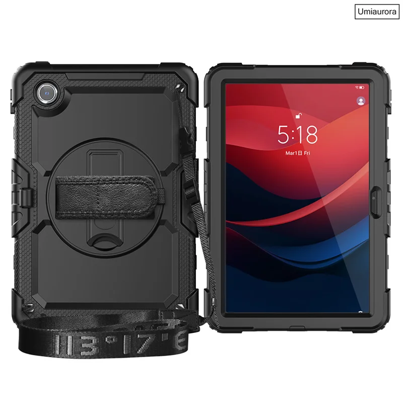 

Прочный противоударный чехол-подставка для планшетов Lenovo Tab M10 Plus 3-го поколения 10.6" TB128FU X606F и 10.1" TB328FU X306F