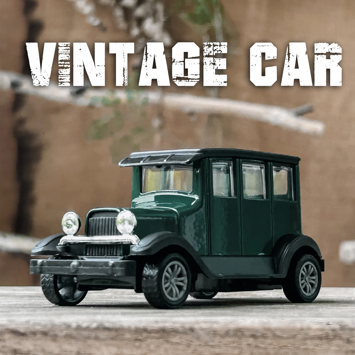 1:43 Alloy Vintage Diecast Car Ford A 1930 Model Car Classic Pull Back Car Model Miniature Vehicle Replica Gift For Kids Adults