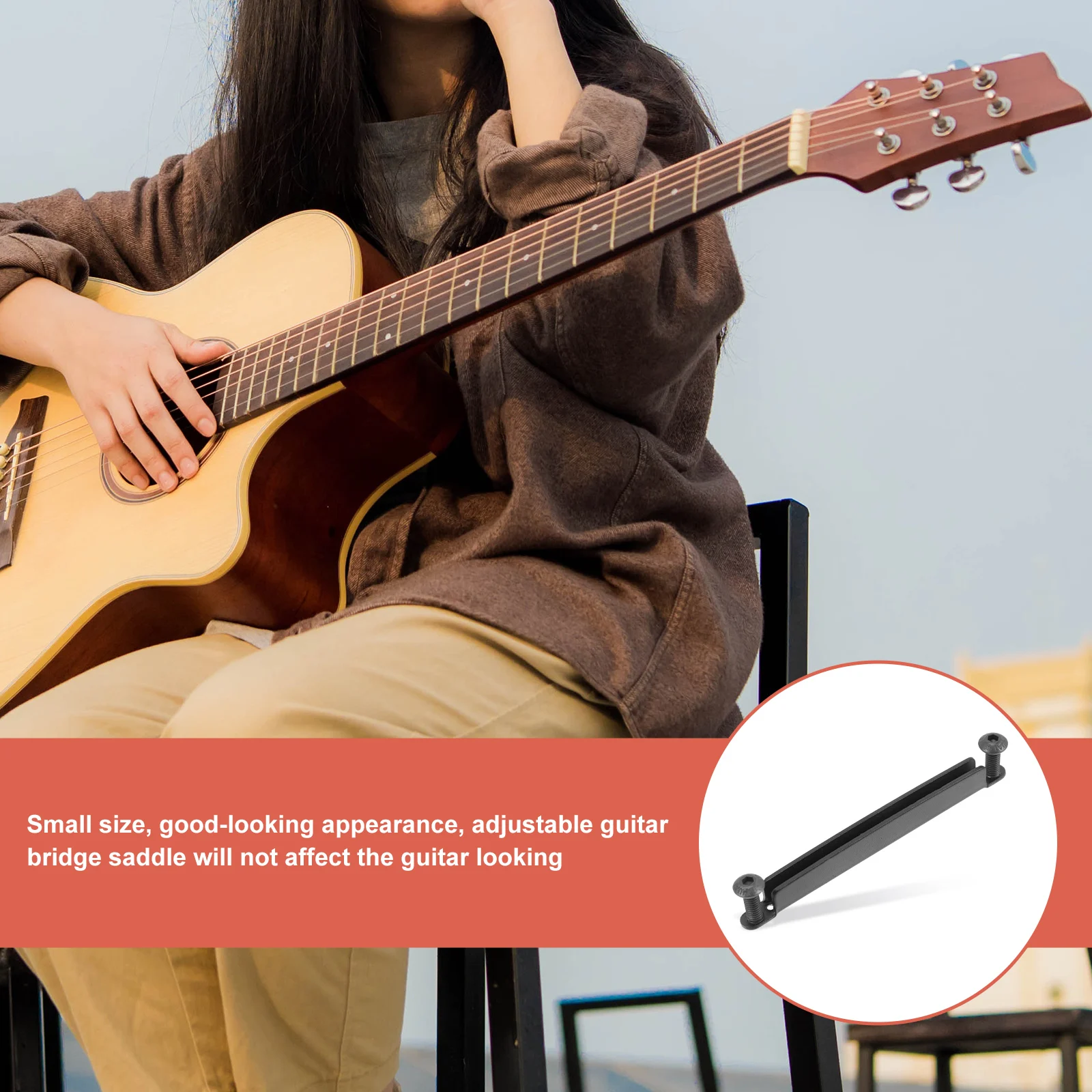 

Guitar Bridge Cushion Tool Saddle Saddles Adjustment Pad Replace Acoustic Accessories Accessory Height