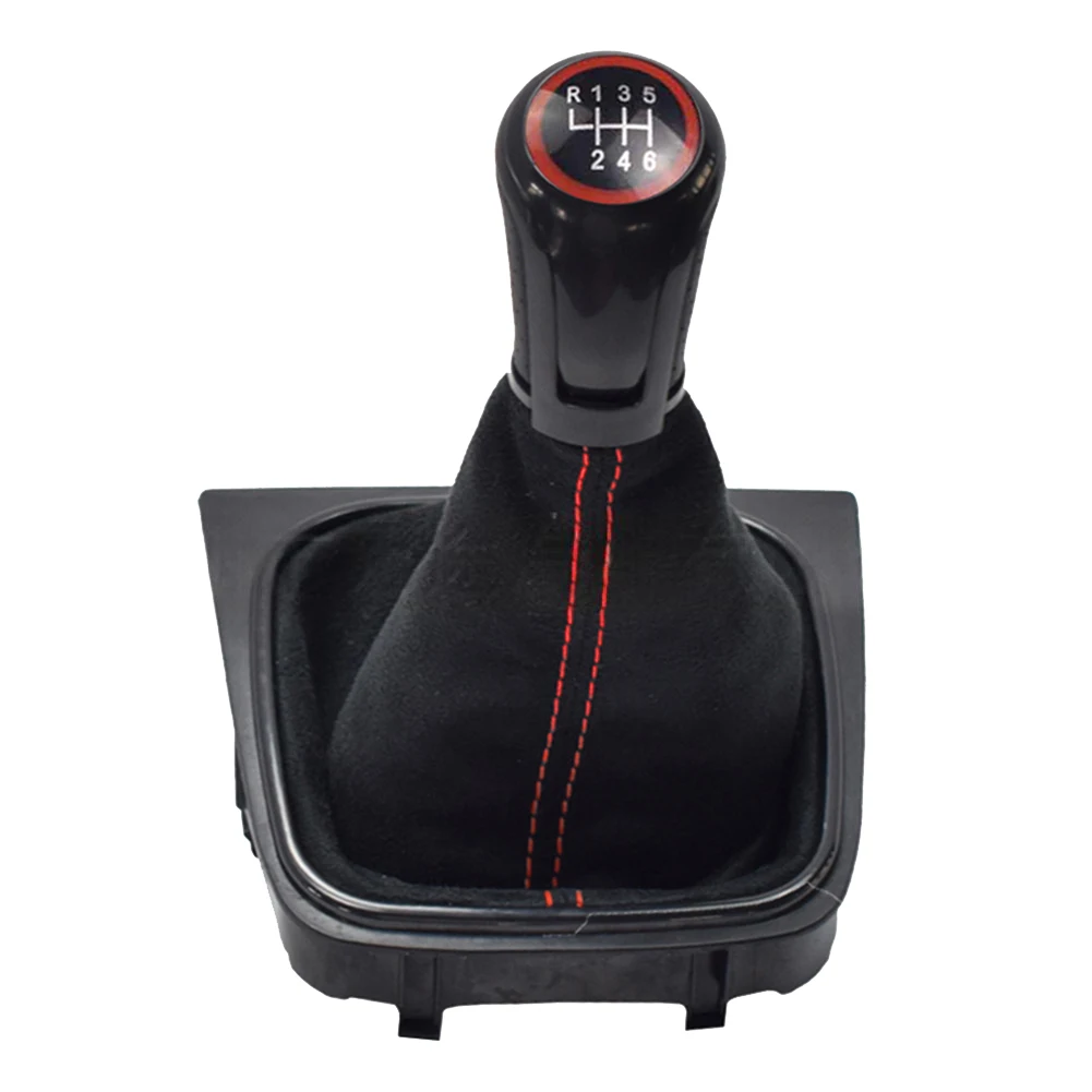 مقبض ذراع ناقل الحركة غطاء غبار حذاء جلدي مناسب لـ Jetta 5 & 6 وGolf 5 & 6 سرعات ناقل الحركة اليدوي مع عقد آمن #4