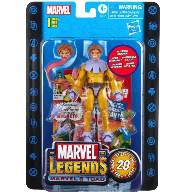 

In Stock Marvel Legends 20th Anniversary Retro Hanging Card Toad Man 6-Inch Mobile Doll Handmade Collection Series Birthday Gift