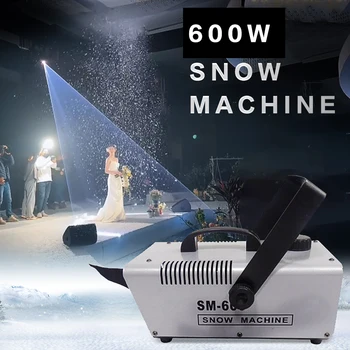 웨딩 파티 DJ 스테이지 클럽용 원격 제설 기계, 바 디스코 이벤트 사진용, 600W, 신제품