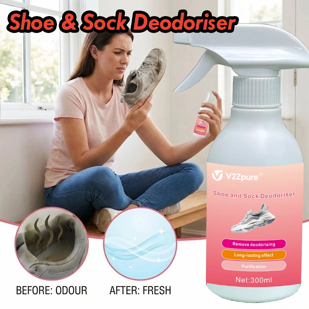Spray Desodorante para Zapatos y Calcetines, Perfume para Pies, Eliminador de Olores, Elimina el Mal Olor, Refresca, Desodorante para Armarios, Ambientadores para Zapatos