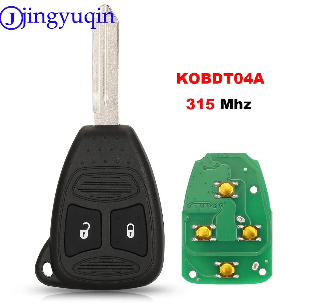 jingyuqin 315Mhz ID46 Remote Control For Dodge JEEP Commander Compass Patriot Grand Cherokee Freedom Wrangler Chrysler Key