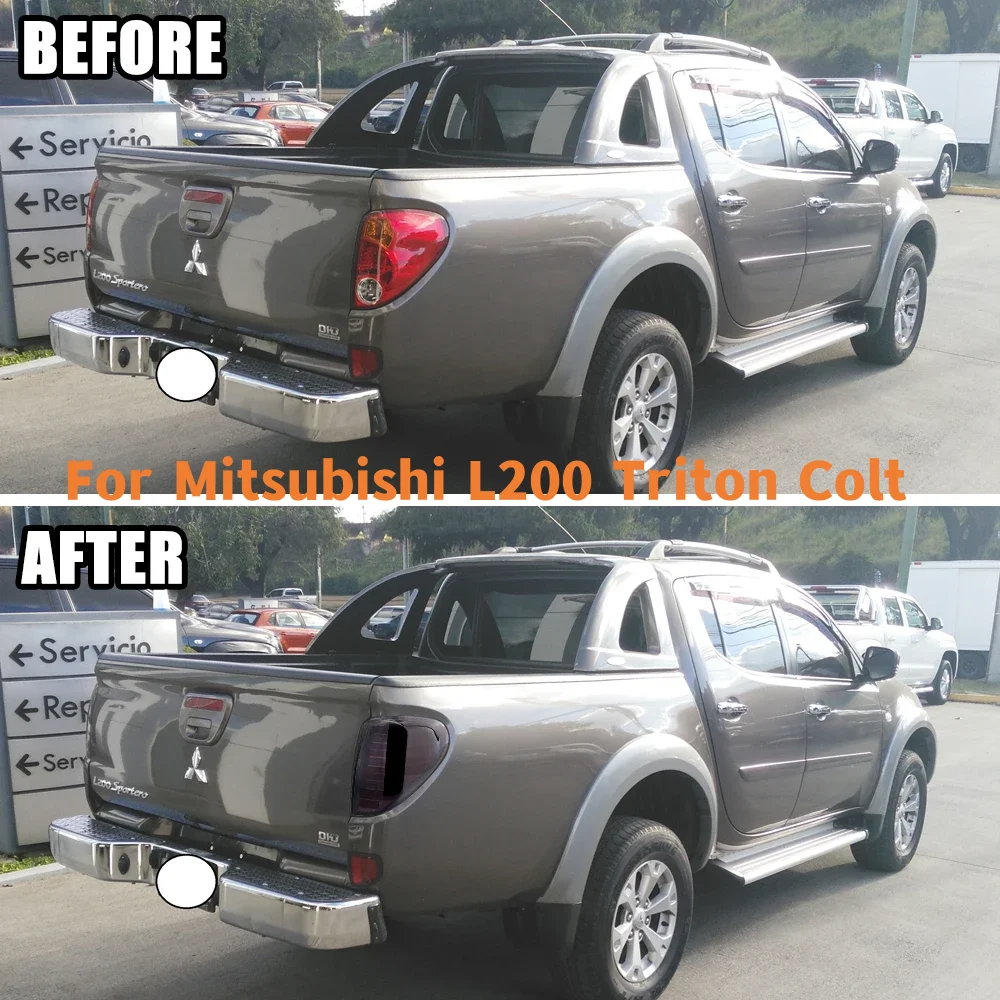 À prova dwaterproof água led luzes traseiras lâmpada de freio para mitsubishi l200 triton colt 2005 2006-2015 nevoeiro sinal volta acessórios do carro