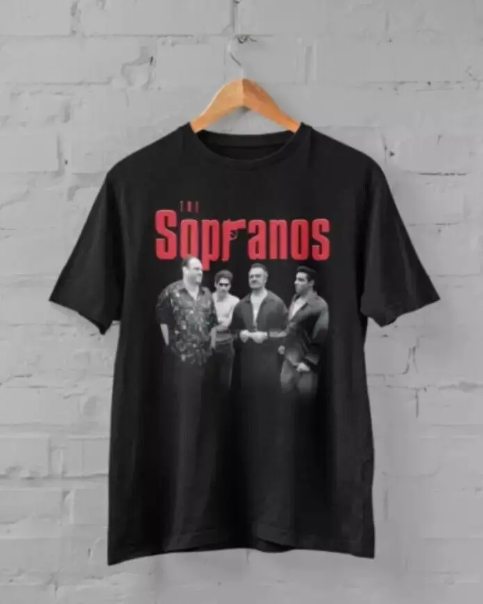 The Sopranos T-shirt Black Men Unisex