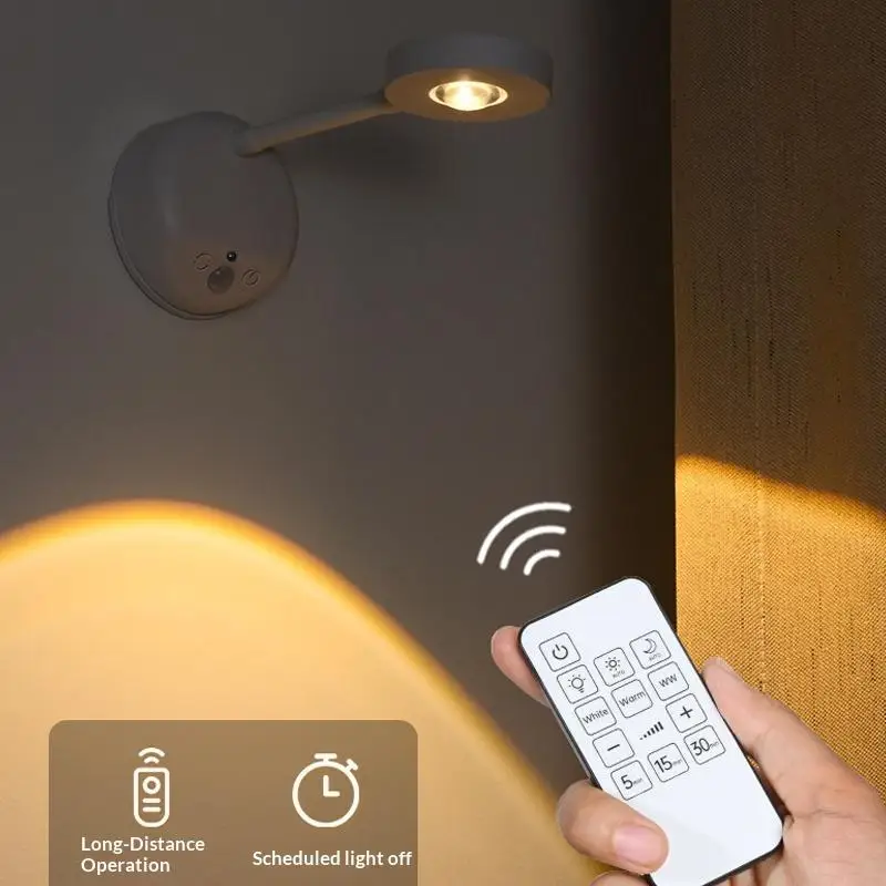 USB قابلة للشحن ذكي الإنسان الاستشعار اللاسلكية الجدار الخفيفة عكس الضوء Led الأضواء للإضاءة القراءة مطعم فندق بار