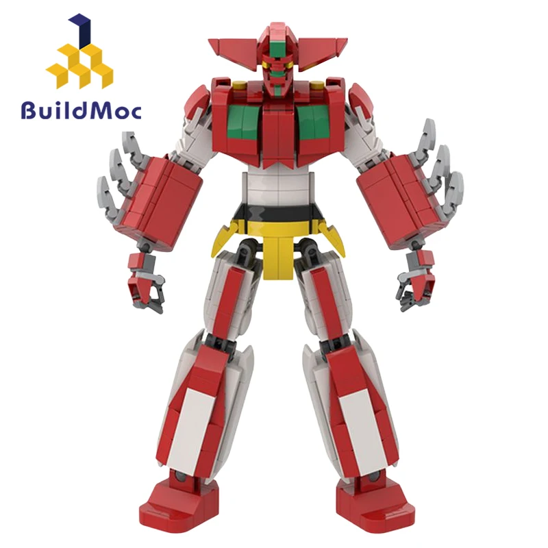 BuildMoc Technical Getter Robot Building Blocks Figure Heroes Doll Series Educational Bricks Toys For Children New Year Gifts