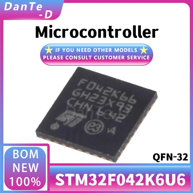 STM32F042K6U6 New Original 8/16/32 Microcontroller Chip QFN-32