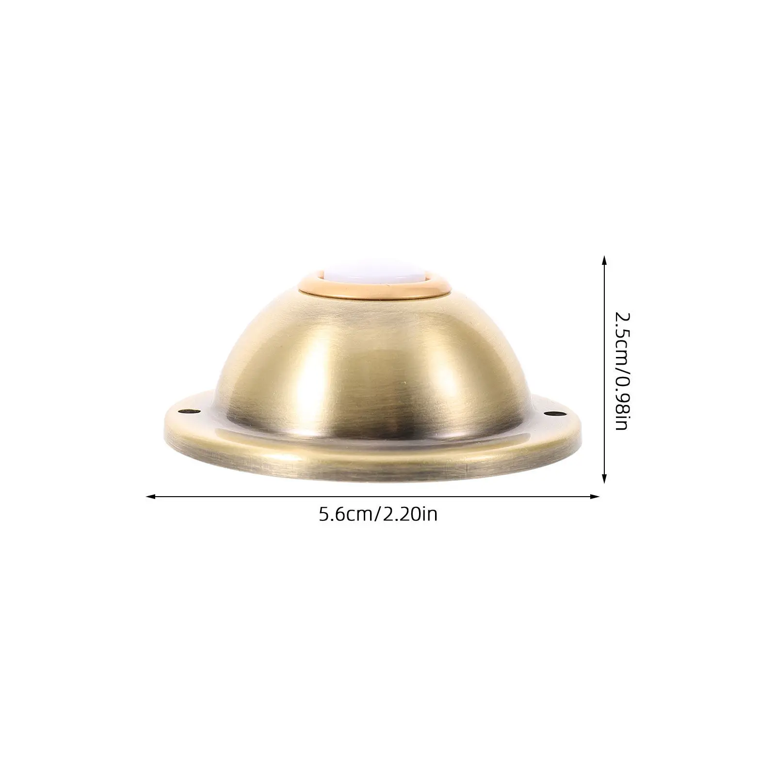 Doorbell Doorbells For Home Electric Wall Mount Homes Push Plate Button Wired Farmhouse Golden Decorative Buttons