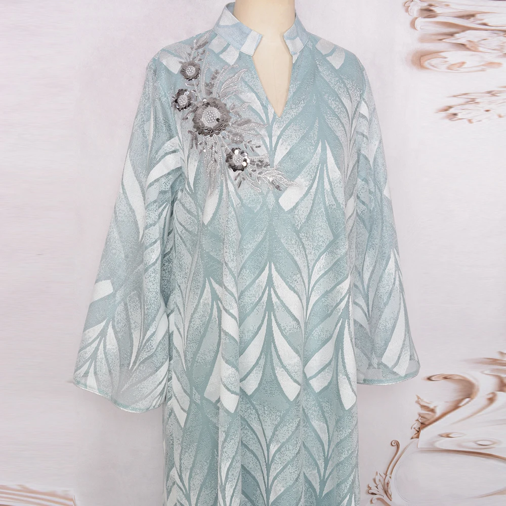 Eid Muslimischen Kleid Frauen Party Abaya Perlen Blume Kaftan Jalabiya Elegante Vestidos Largos Ramadan Lange Robe Dubai Kleider 2025