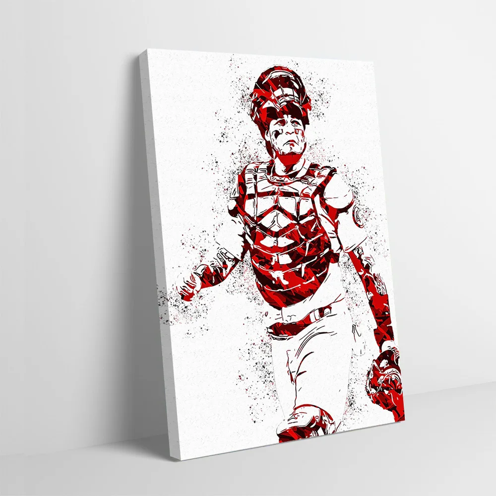 

Yadier Molina Painting Printing Poster Customizable Pictures Wall Art Canvas Painting Gift for Room Decorating Interior Mural