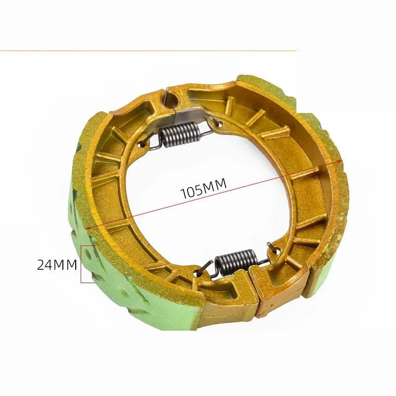 Zza para freios dianteiros e traseiros de veículos elétricos 110 130 sapatas de freio CG125 pastilhas de freio de motocicleta 50 90 80 pastilhas de freio de tambor