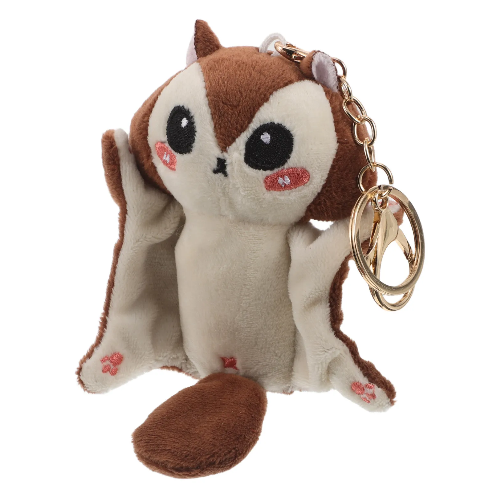 

Flying Squirrel Keychain Charming Soft Animal Bag Hanging Pendant Cute Stuffed Animal Charm Backpack Accessory